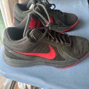 Nike Men’s Black and Red basketball shoes